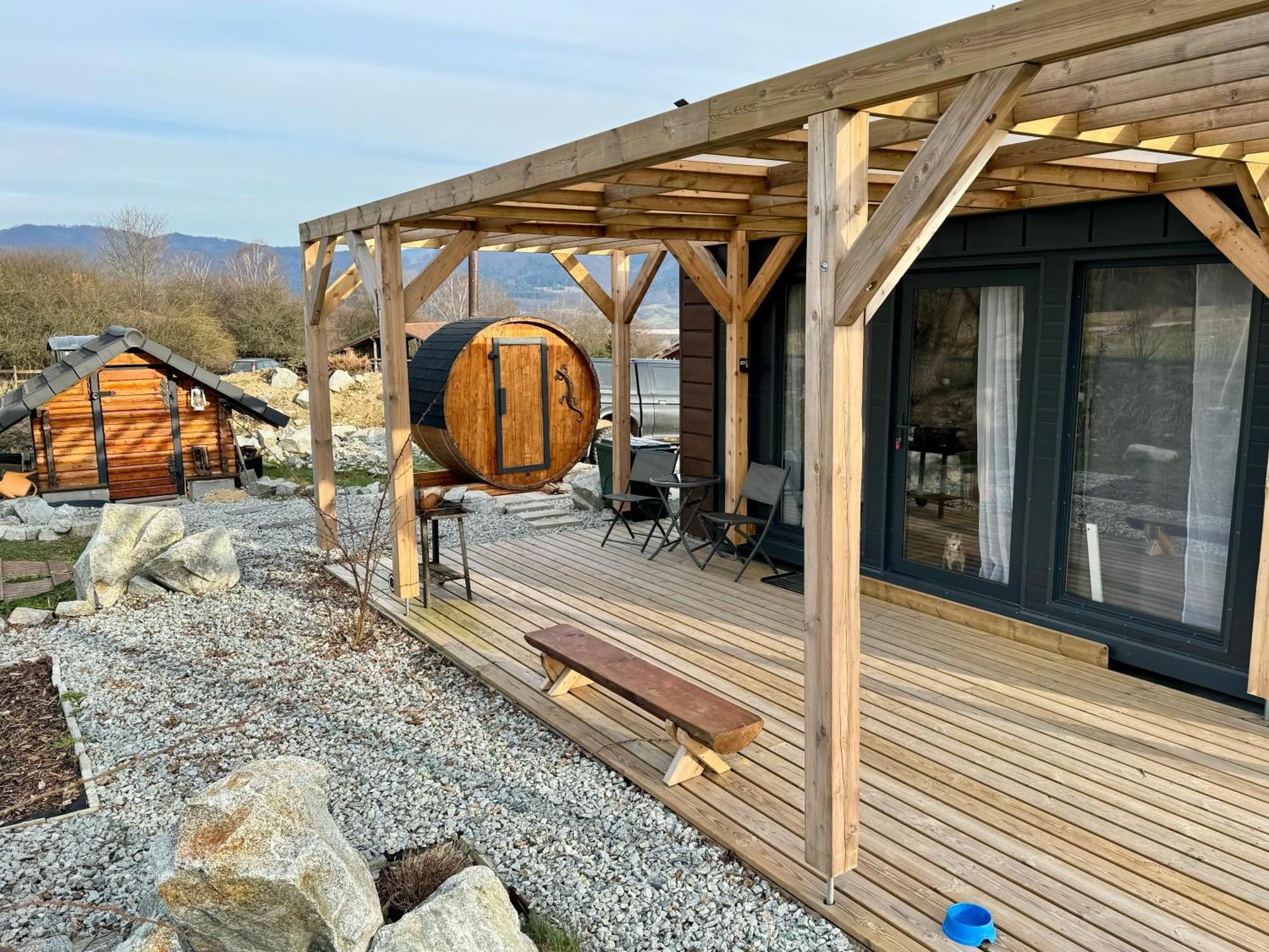 Tiny House With Mountain Views Lägenhet Turany Exteriör bild